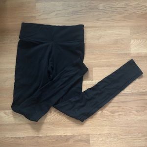 Victorias Secret Black Leggings with Mesh Detail